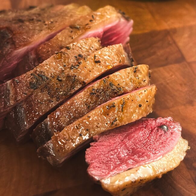 Pan-Seared Duck Breast With Orange Pan Sauce